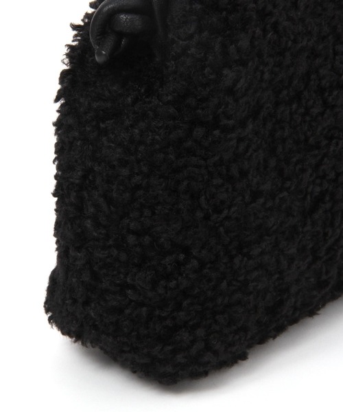 studio CLIP（スタディオクリップ）の「口枠ボアショルダー（トートバッグ・レディース・アイボリー/ブラウン/ブラック・FREE）」の7枚目の写真