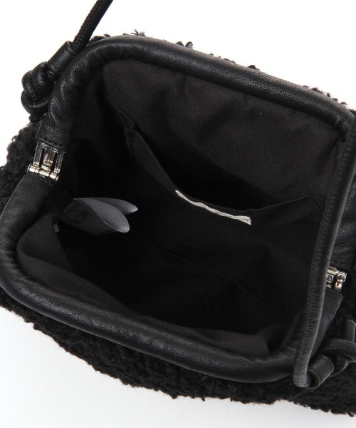 studio CLIP（スタディオクリップ）の「口枠ボアショルダー（トートバッグ・レディース・アイボリー/ブラウン/ブラック・FREE）」の19枚目の写真