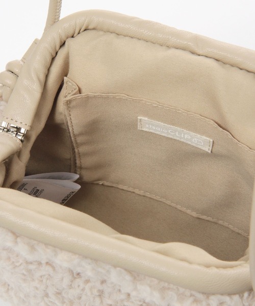 studio CLIP（スタディオクリップ）の「口枠ボアショルダー（トートバッグ・レディース・アイボリー/ブラウン/ブラック・FREE）」の17枚目の写真