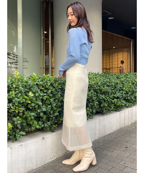 LAGUNAMOON（ラグナムーン）の「ラメショートニットカーディガン（カーディガン/ボレロ・レディース・ゴールド/シルバー/ブルー・FREE）」の7枚目の写真