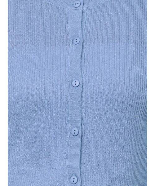 LAGUNAMOON（ラグナムーン）の「ラメショートニットカーディガン（カーディガン/ボレロ・レディース・ゴールド/シルバー/ブルー・FREE）」の19枚目の写真