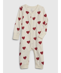 GAP（ギャップ）の「オーガニックコットン ハート 足なし ボディオール (ベビー)（ロンパース・キッズ）」