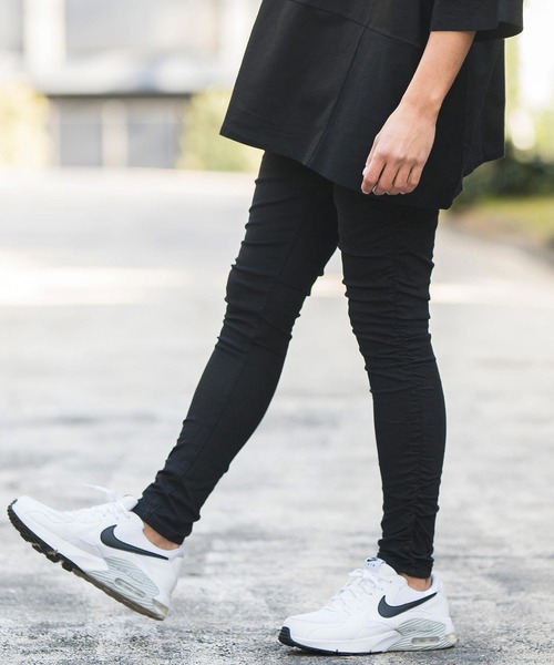 CAMBIO（カンビオ）の「mp11832- Stretch Twill Shirring Design Pants シャーリングパンツ（その他パンツ・メンズ・ダークグリーン/ブラック/ブルー/ベージュ・M/L/S）」の2枚目の写真
