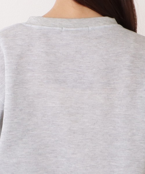 Lace Ladies(レースレディース)の「ロゴ付き オーバーサイズ 長袖 スウェット プルオーバー(スウェット・レディース・グレー/ネイビー・M/XL)」の16枚目の写真