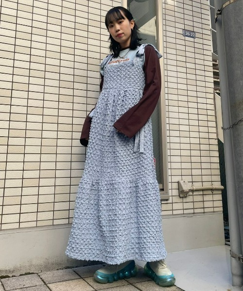 Candy Stripper（キャンディストリッパー）の「ADORE YOU RAGLAN トップス（Tシャツ/カットソー・レディース・ピンク/オフホワイト/ライトブルー・2）」の10枚目の写真