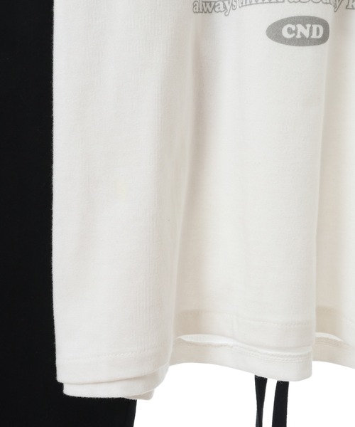 Candy Stripper（キャンディストリッパー）の「ADORE YOU RAGLAN トップス（Tシャツ/カットソー・レディース・ピンク/オフホワイト/ライトブルー・2）」の13枚目の写真