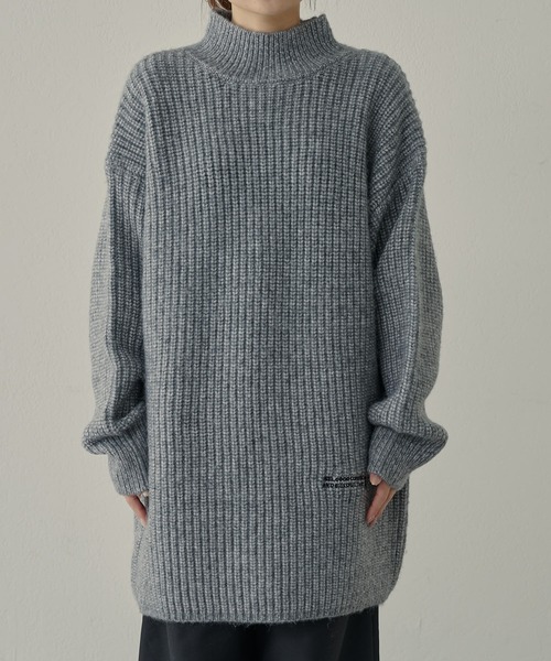 【セール】【F&B】リサイクルポリエステルハイネック畦ニット(ニット/セーター)|FEEL GOOD CONNECTION AND BLISSFUL TIME(フィールグッドコネクションアンドブリスフルタイム) 【セール】【F&B】リサイクルポリエステルハイネック畦ニット(ニット/セーター)|FEEL GOOD CONNECTION AND BLISSFUL TIME(フィールグッドコネクションアンドブリスフルタイム)