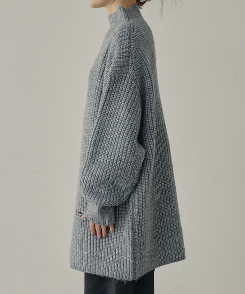 【セール】【F&B】リサイクルポリエステルハイネック畦ニット(ニット/セーター)|FEEL GOOD CONNECTION AND BLISSFUL TIME(フィールグッドコネクションアンドブリスフルタイム) 【セール】【F&B】リサイクルポリエステルハイネック畦ニット(ニット/セーター)|FEEL GOOD CONNECTION AND BLISSFUL TIME(フィールグッドコネクションアンドブリスフルタイム)