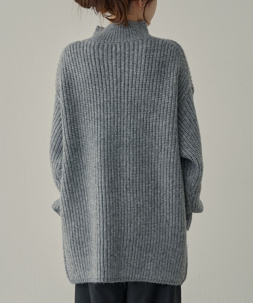 【セール】【F&B】リサイクルポリエステルハイネック畦ニット(ニット/セーター)|FEEL GOOD CONNECTION AND BLISSFUL TIME(フィールグッドコネクションアンドブリスフルタイム) 【セール】【F&B】リサイクルポリエステルハイネック畦ニット(ニット/セーター)|FEEL GOOD CONNECTION AND BLISSFUL TIME(フィールグッドコネクションアンドブリスフルタイム)