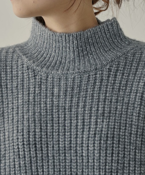 【セール】【F&B】リサイクルポリエステルハイネック畦ニット(ニット/セーター)|FEEL GOOD CONNECTION AND BLISSFUL TIME(フィールグッドコネクションアンドブリスフルタイム) 【セール】【F&B】リサイクルポリエステルハイネック畦ニット(ニット/セーター)|FEEL GOOD CONNECTION AND BLISSFUL TIME(フィールグッドコネクションアンドブリスフルタイム)