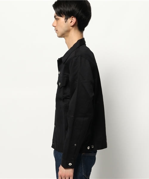 SHIPS（シップス）の「TELLASON: ピケ ジャケット（ブルゾン・メンズ・ブラック/ベージュ・MEDIUM/LARGE/SMALL）」の12枚目の写真