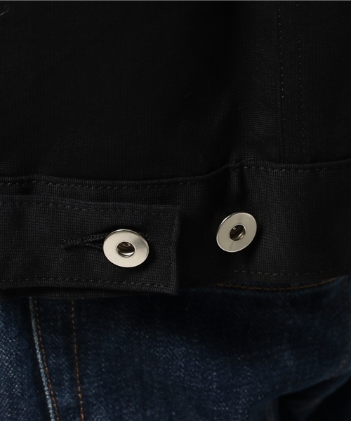 SHIPS（シップス）の「TELLASON: ピケ ジャケット（ブルゾン・メンズ・ブラック/ベージュ・MEDIUM/LARGE/SMALL）」の7枚目の写真