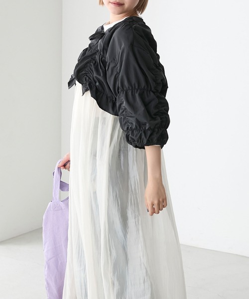 forksy.】クシュクシュボレロ（カーディガン/ボレロ）｜forksy