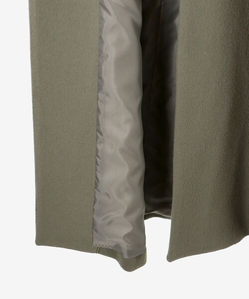 le.coeur blanc（ルクールブラン）の「ウールビーバーチェスターコート（チェスターコート・レディース・カーキオリーブ・38）」の7枚目の写真