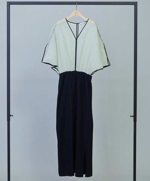 【超美品】near.nippon　ファンシーカットジャカード near.nipponファンシーカットジャカード