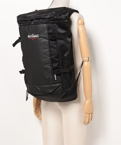 LOWRYS FARM（ローリーズファーム）の「WILDTHINGSスクエア　944331（バックパック/リュック・メンズ・ブラック/ネイビー・FREE）」の7枚目の写真