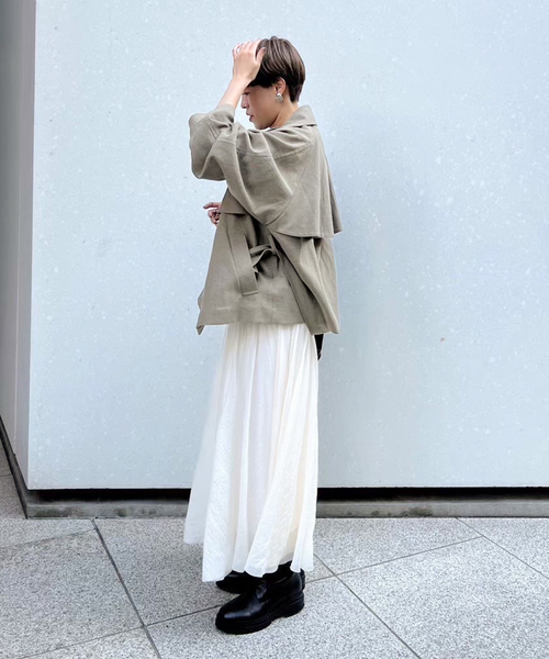 plage(プラージュ)の「SHEER CIRCULAR スカート(スカート・レディース・ホワイト・38/36)」の8枚目の写真