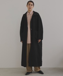 Libra Cue | リネンライクロングコート(トレンチコート)