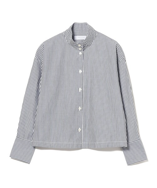SETTO（セット）の「SETTO / OKKAKE SHIRT ストライプシャツ（シャツ/ブラウス・レディース・ネイビー・ONE SIZE）」の2枚目の写真