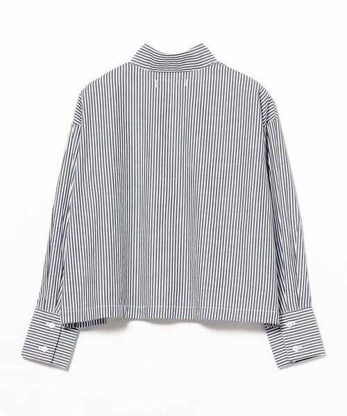 SETTO（セット）の「SETTO / OKKAKE SHIRT ストライプシャツ（シャツ/ブラウス・レディース・ネイビー・ONE SIZE）」の5枚目の写真