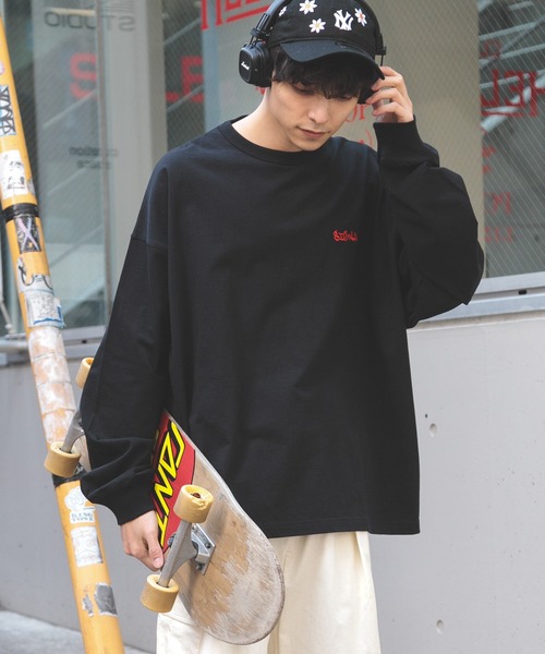 SIGNAL SPORTS(シグナルスポーツ)の「【SIGNAL SPORTS】バックフォトプリント/オーバーサイズロンT(Tシャツ/カットソー・メンズ・ホワイト/ブラック/グレー・MEDIUM/LARGE)」の13枚目の写真