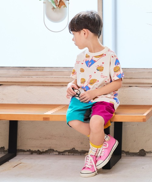 HOGAN RANCH WEAR（ホーガンランチウエア）の「ソウガラワイドTシャツ（kids/XS～LL）（Tシャツ/カットソー・キッズ・オフホワイト/マルチ/ブラック/アイボリー/ライトグリーン/レッド/ホワイト/ライトグレー/チャコール/ベージュ・XS/S/M/L/LL）」の16枚目の写真