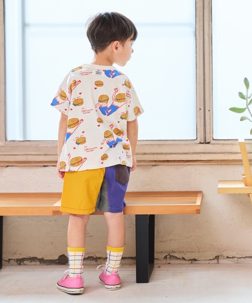 HOGAN RANCH WEAR（ホーガンランチウエア）の「ソウガラワイドTシャツ（kids/XS～LL）（Tシャツ/カットソー・キッズ・オフホワイト/マルチ/ブラック/アイボリー/ライトグリーン/レッド/ホワイト/ライトグレー/チャコール/ベージュ・XS/S/M/L/LL）」の17枚目の写真