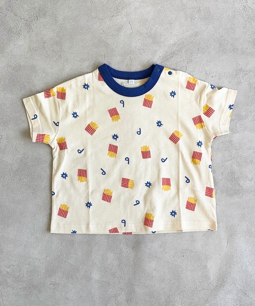 HOGAN RANCH WEAR（ホーガンランチウエア）の「ソウガラワイドTシャツ（kids/XS～LL）（Tシャツ/カットソー・キッズ・オフホワイト/マルチ/ブラック/アイボリー/ライトグリーン/レッド/ホワイト/ライトグレー/チャコール/ベージュ・XS/S/M/L/LL）」の18枚目の写真