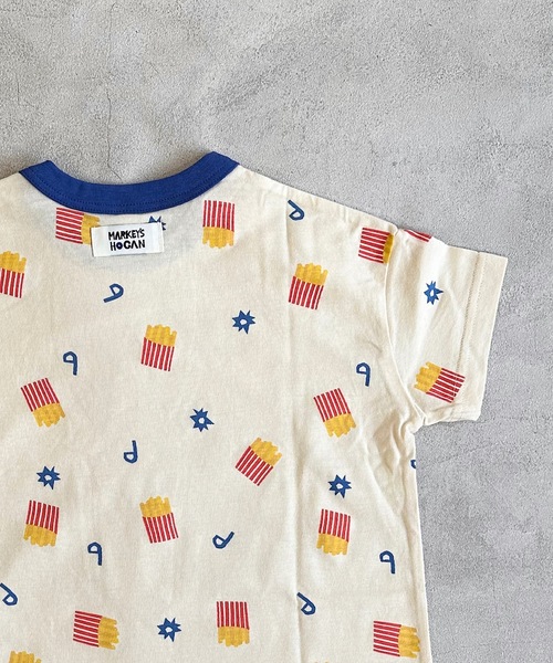 HOGAN RANCH WEAR（ホーガンランチウエア）の「ソウガラワイドTシャツ（kids/XS～LL）（Tシャツ/カットソー・キッズ・オフホワイト/マルチ/ブラック/アイボリー/ライトグリーン/レッド/ホワイト/ライトグレー/チャコール/ベージュ・XS/S/M/L/LL）」の19枚目の写真