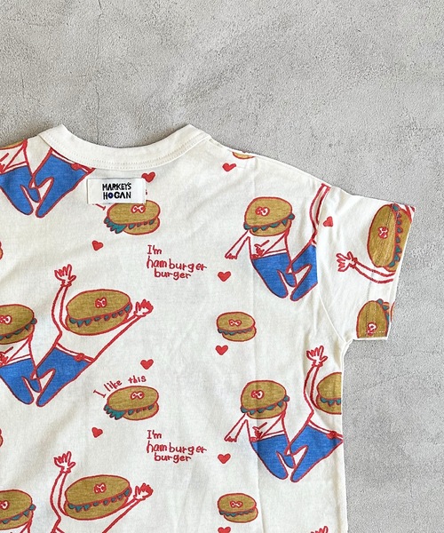 HOGAN RANCH WEAR（ホーガンランチウエア）の「ソウガラワイドTシャツ（kids/XS～LL）（Tシャツ/カットソー・キッズ・オフホワイト/マルチ/ブラック/アイボリー/ライトグリーン/レッド/ホワイト/ライトグレー/チャコール/ベージュ・XS/S/M/L/LL）」の13枚目の写真