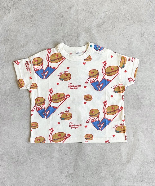 HOGAN RANCH WEAR（ホーガンランチウエア）の「ソウガラワイドTシャツ（kids/XS～LL）（Tシャツ/カットソー・キッズ・オフホワイト/マルチ/ブラック/アイボリー/ライトグリーン/レッド/ホワイト/ライトグレー/チャコール/ベージュ・XS/S/M/L/LL）」の12枚目の写真