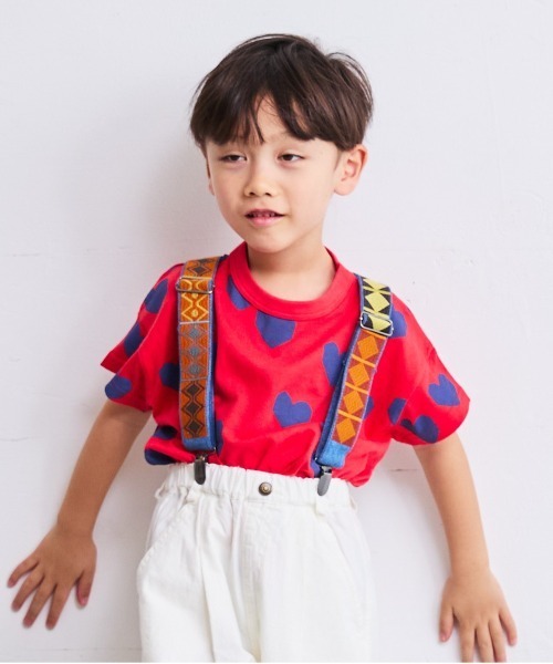 HOGAN RANCH WEAR（ホーガンランチウエア）の「ソウガラワイドTシャツ（kids/XS～LL）（Tシャツ/カットソー・キッズ・オフホワイト/マルチ/ブラック/アイボリー/ライトグリーン/レッド/ホワイト/ライトグレー/チャコール/ベージュ・XS/S/M/L/LL）」の11枚目の写真