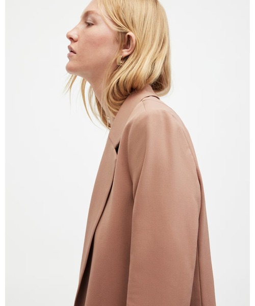 ALLSAINTS(オールセインツ)の「ALEIDA LIGHTWEIGHT TRI BLAZER | ALEIDA ライトウェイト TRI ブレザー(テーラードジャケット・レディース・ブラウン系その他・6/4/8/10/2)」の4枚目の写真