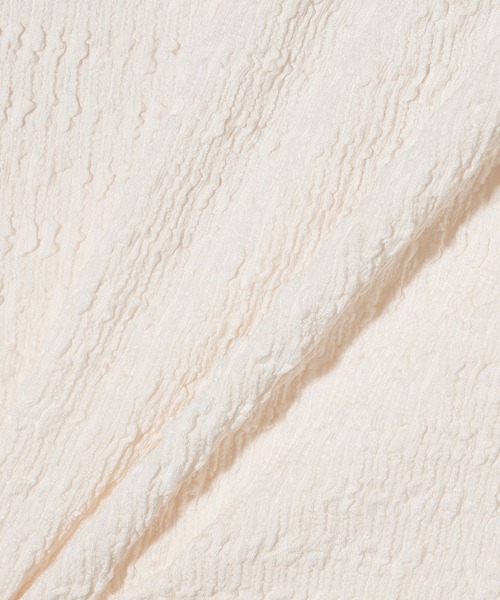 X-girl（エックスガール）の「HEART AIRBRUSH SHIRRED S/S TOP（Tシャツ/カットソー・レディース・ホワイト/ライトパープル・S/M）」の20枚目の写真