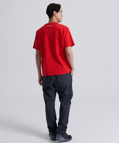 Eddie Bauer(エディーバウアー)の「ロゴ刺繍 半袖Tシャツ(Tシャツ/カットソー・メンズ・ダークブルー/ホワイト/ブラック/ボルドー/ダークオリーブ・M/L/XL/S/XXL/XS)」の16枚目の写真