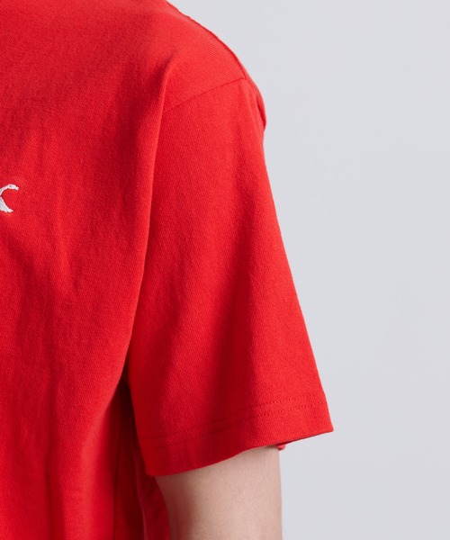 Eddie Bauer(エディーバウアー)の「ロゴ刺繍 半袖Tシャツ(Tシャツ/カットソー・メンズ・ダークブルー/ホワイト/ブラック/ボルドー/ダークオリーブ・M/L/XL/S/XXL/XS)」の8枚目の写真