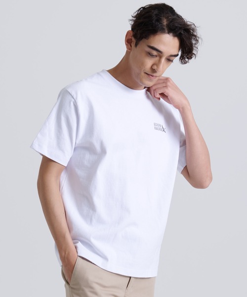Eddie Bauer(エディーバウアー)の「ロゴ刺繍 半袖Tシャツ(Tシャツ/カットソー・メンズ・ダークブルー/ホワイト/ブラック/ボルドー/ダークオリーブ・M/L/XL/S/XXL/XS)」の17枚目の写真