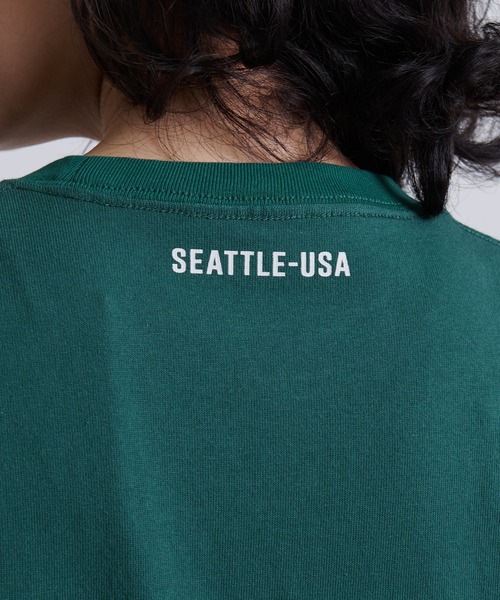 Eddie Bauer(エディーバウアー)の「ロゴ刺繍 半袖Tシャツ(Tシャツ/カットソー・メンズ・ダークブルー/ホワイト/ブラック/ボルドー/ダークオリーブ・M/L/XL/S/XXL/XS)」の13枚目の写真