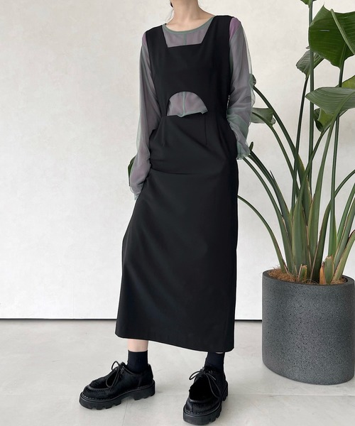 美品✦BRIEFING ノースリーブワンピース✦M musubore（ムスボレ）の「ノースリーブワンピース（ワンピース