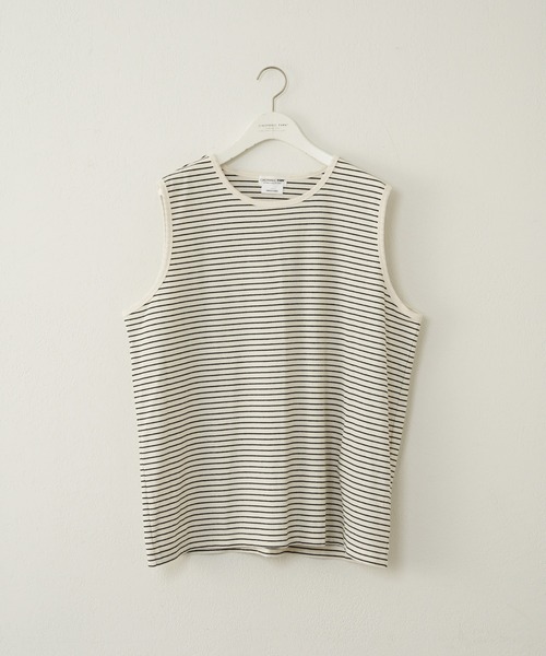 CIAOPANIC TYPY（チャオパニックティピー）の「接触冷感ノースリレイヤードタンク（タンクトップ・メンズ・オフホワイト/ブラック/ライトグレー・MEDIUM/LARGE）」の4枚目の写真