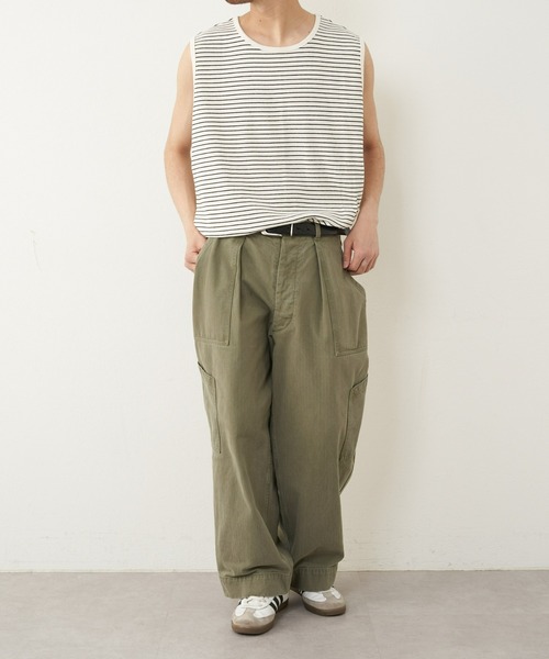 CIAOPANIC TYPY（チャオパニックティピー）の「接触冷感ノースリレイヤードタンク（タンクトップ・メンズ・オフホワイト/ブラック/ライトグレー・MEDIUM/LARGE）」の15枚目の写真