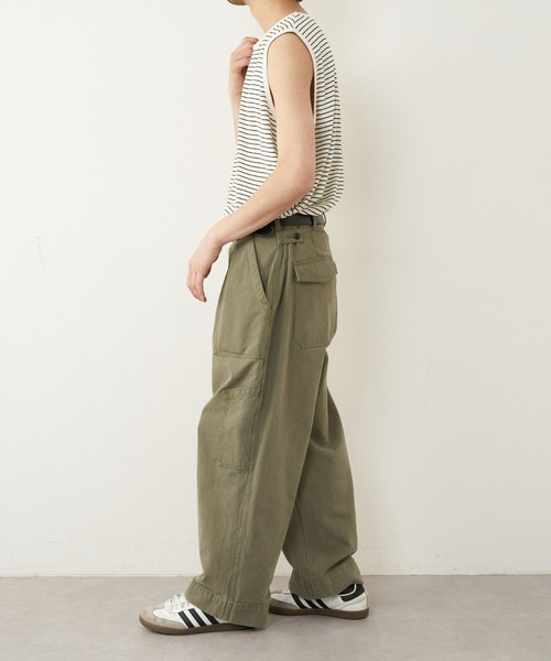 CIAOPANIC TYPY（チャオパニックティピー）の「接触冷感ノースリレイヤードタンク（タンクトップ・メンズ・オフホワイト/ブラック/ライトグレー・MEDIUM/LARGE）」の14枚目の写真