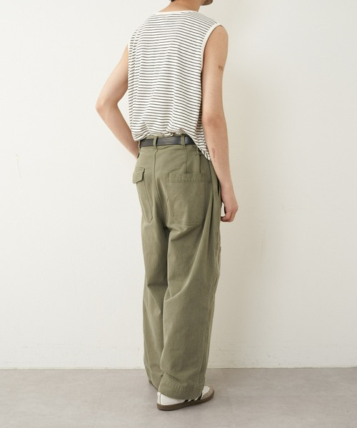 CIAOPANIC TYPY（チャオパニックティピー）の「接触冷感ノースリレイヤードタンク（タンクトップ・メンズ・オフホワイト/ブラック/ライトグレー・MEDIUM/LARGE）」の13枚目の写真