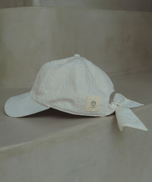 FREAK'S STORE(フリークスストア)の「限定展開 ector/エクトル リボン CAP(キャップ)(ニットキャップ/ビーニー・レディース・ラベンダー/ホワイト/ブラック・ONE SIZE)」の10枚目の写真
