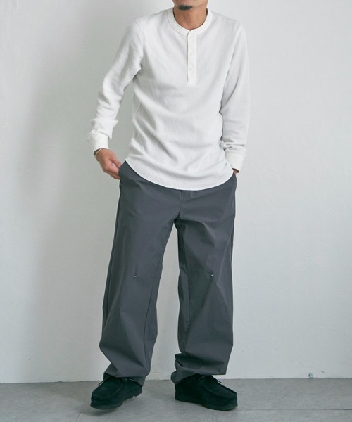 【セール】ナイロンドロスト イージーパンツ（その他パンツ）｜NO NEED（ノーニード）