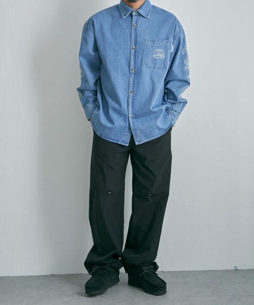 【セール】ナイロンドロスト イージーパンツ（その他パンツ）｜NO NEED（ノーニード）