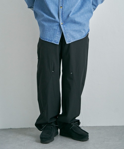 【セール】ナイロンドロスト イージーパンツ（その他パンツ）｜NO NEED（ノーニード）