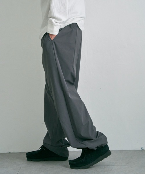 【セール】ナイロンドロスト イージーパンツ（その他パンツ）｜NO NEED（ノーニード）