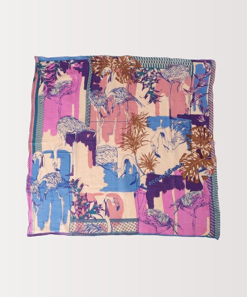 manipuri（マニプリ）の「＜manipuri＞コットン/シルク ストール 24SS