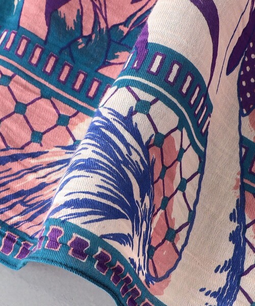 manipuri（マニプリ）の「＜manipuri＞コットン/シルク ストール 24SS（ストール/ショール・レディース・ベージュ/ネイビー/ピンク/ライム・FREE）」の8枚目の写真